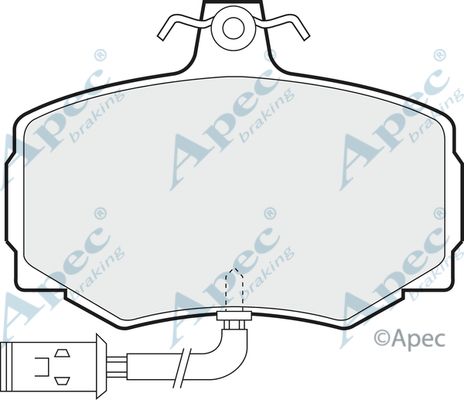 APEC BRAKING Комплект тормозных колодок, дисковый тормоз PAD540